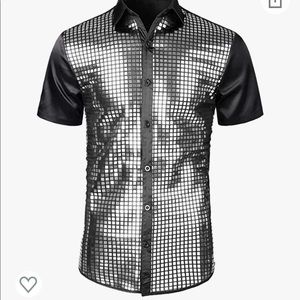 2 Disco costume shirt Men’s or women’s 1 XL & 2XL